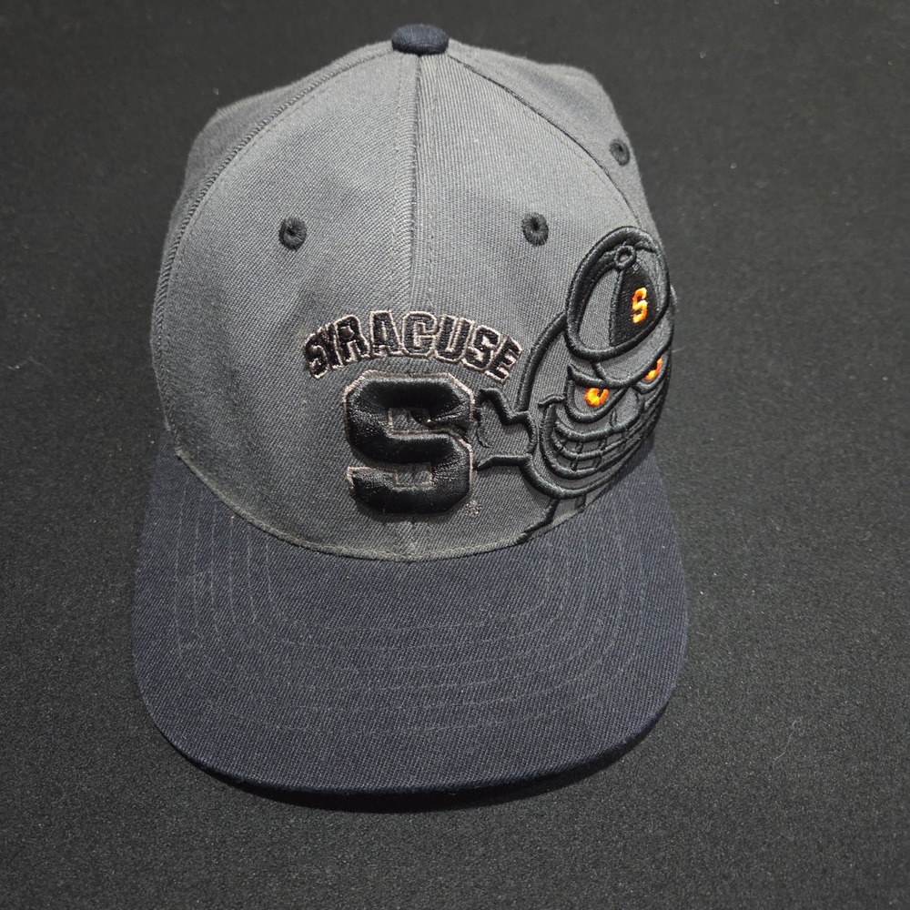Top of the World Syracuse Orange Hat Mens One-Fit Grey Black Otto Mascot Cap